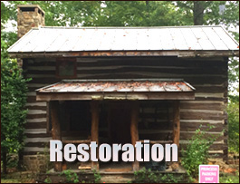 Historic Log Cabin Restoration  Turner County, Georgia